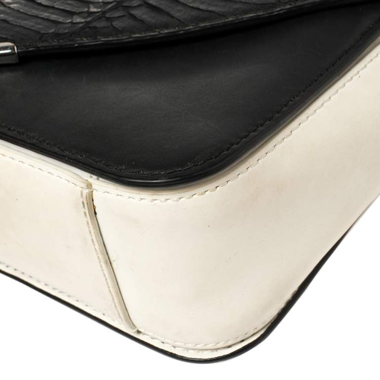 Pre Owned Alexander Wang Black Leather Small Prisma Envelope Crossbody Bag