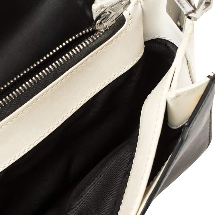 Pre Owned Alexander Wang Black Leather Small Prisma Envelope Crossbody Bag