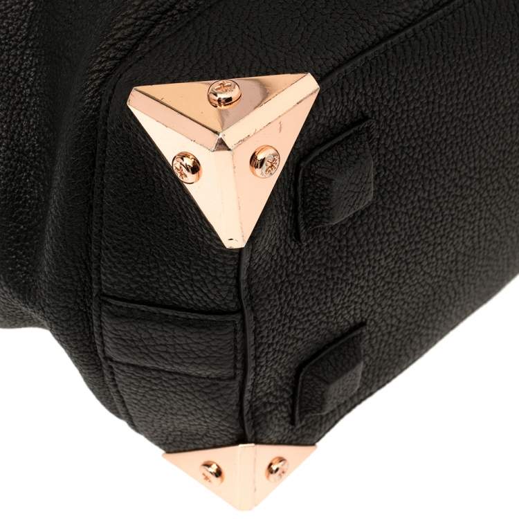 Pre Owned Alexander Wang Black Leather Small Emile Satchel