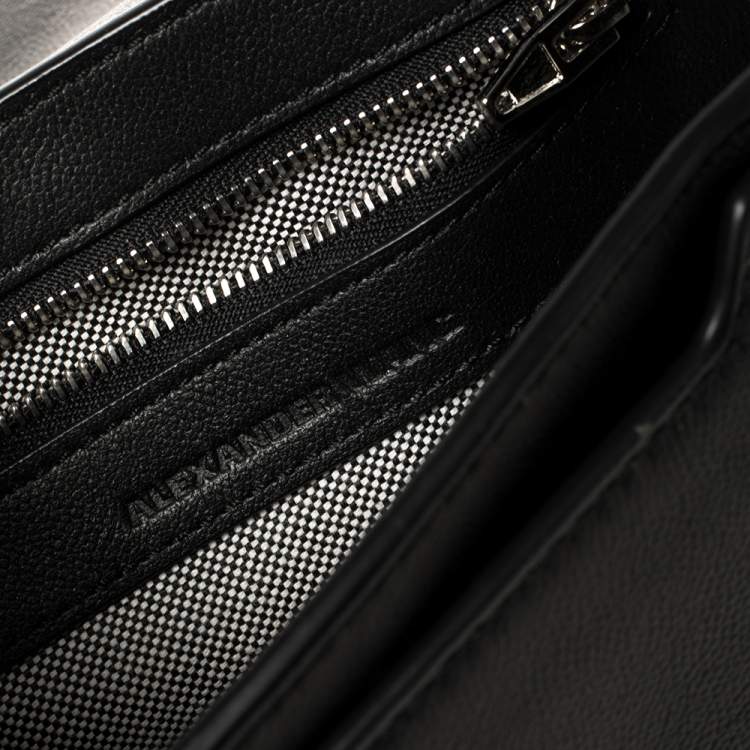 Pre Owned Alexander Wang Black Mini Lia Studded Crossbody Bag
