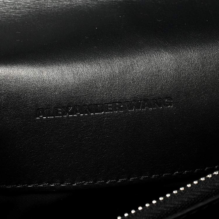 Pre Owned Alexander Wang Multicolor Lizard Embossed Leather Small Prisma Envelope Crossbody Bag
