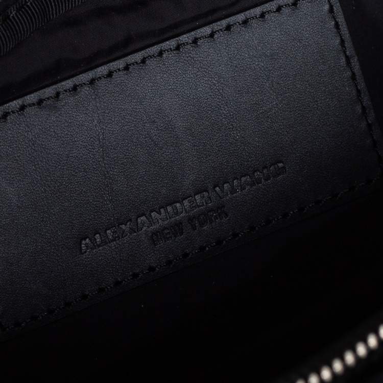 Pre Owned Alexander Wang Black Leather Studded Attica Belt Bag