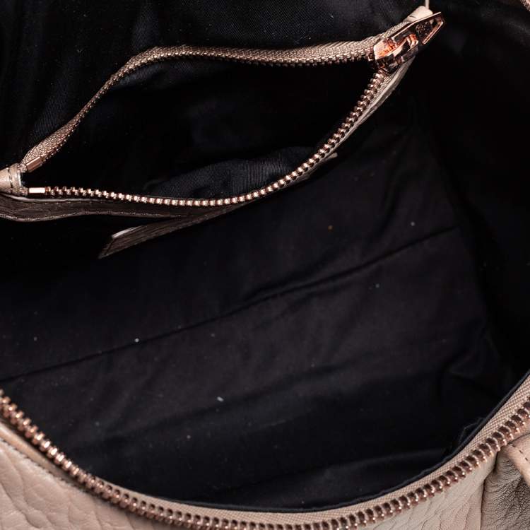 Pre Owned Alexander Wang Brown Leather Rocco Duffel Bag
