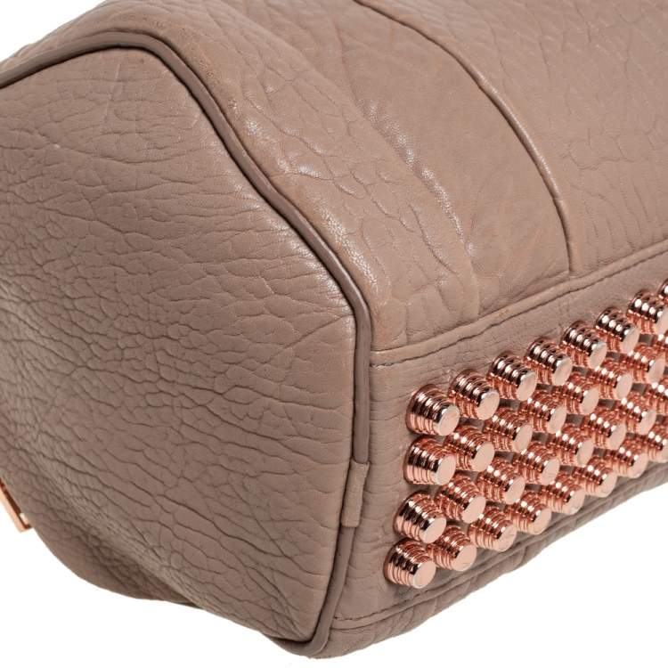 Pre Owned Alexander Wang Brown Leather Rocco Duffel Bag