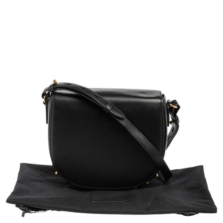 Pre Owned Alexander Wang Black Leather Studded Lia Shoulder Bag
