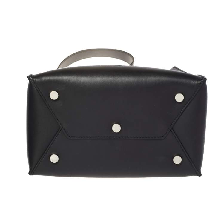 Pre Owned Alexander Wang Black Leather Genesis Box Chain Tote