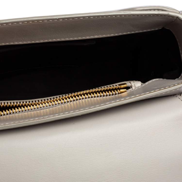 Pre Owned Alexander Wang Grey Leather Studded Lia Shoulder Bag
