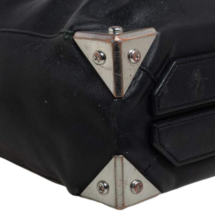 Pre Owned Alexander Wang Black Soft Leather Prisma Tote