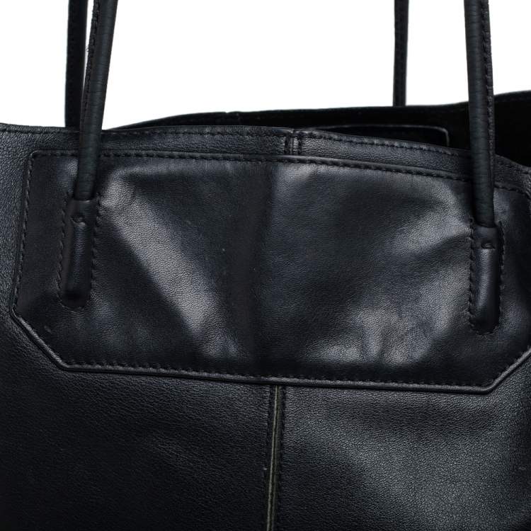 Pre Owned Alexander Wang Black Soft Leather Prisma Tote