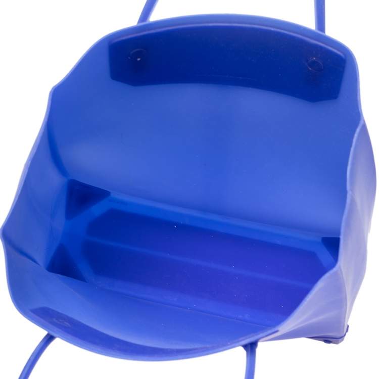 Pre Owned Alexander Wang Blue Rubber Prisma Tote 