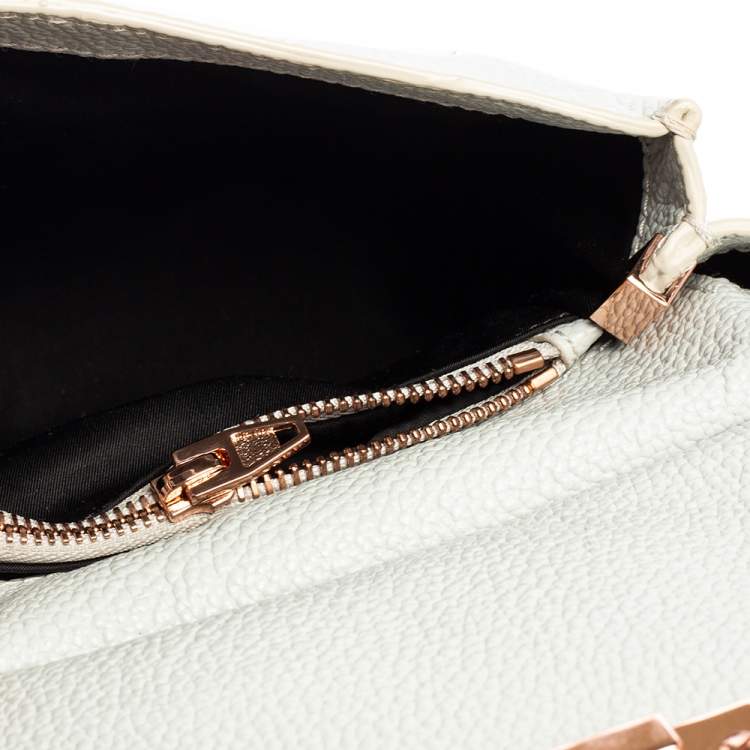 Pre Owned Alexander Wang Pale Blue Leather Small Marion Shoulder Bag