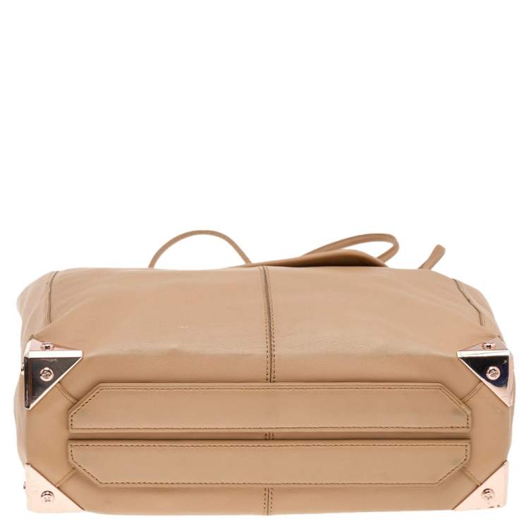 Pre Owned Alexander Wang Beige Leather Prisma Tote