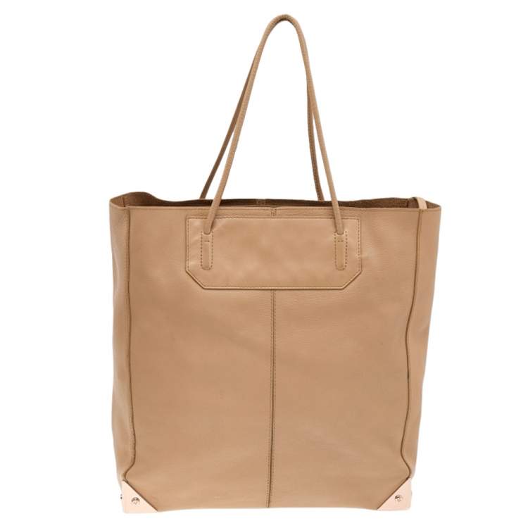 Pre Owned Alexander Wang Beige Leather Prisma Tote