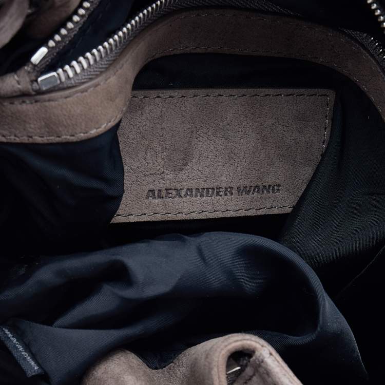 Pre Owned Alexander Wang Brown Suede Mini Marti Backpack
