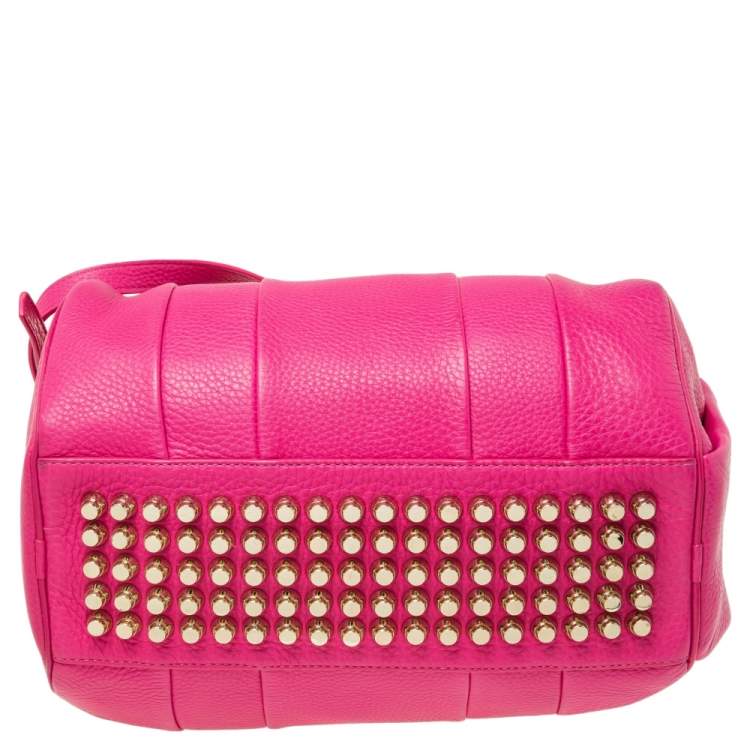Pre Owned Alexander Wang Pink Leather Rockie Boston Bag