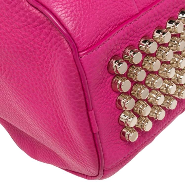 Pre Owned Alexander Wang Pink Leather Rocco Satchel