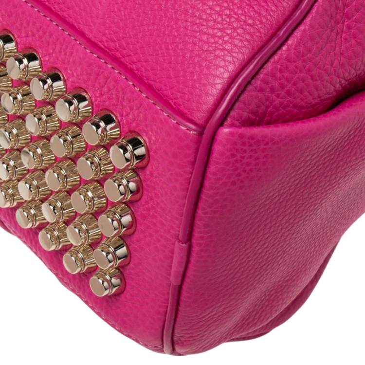 Pre Owned Alexander Wang Pink Leather Rocco Satchel