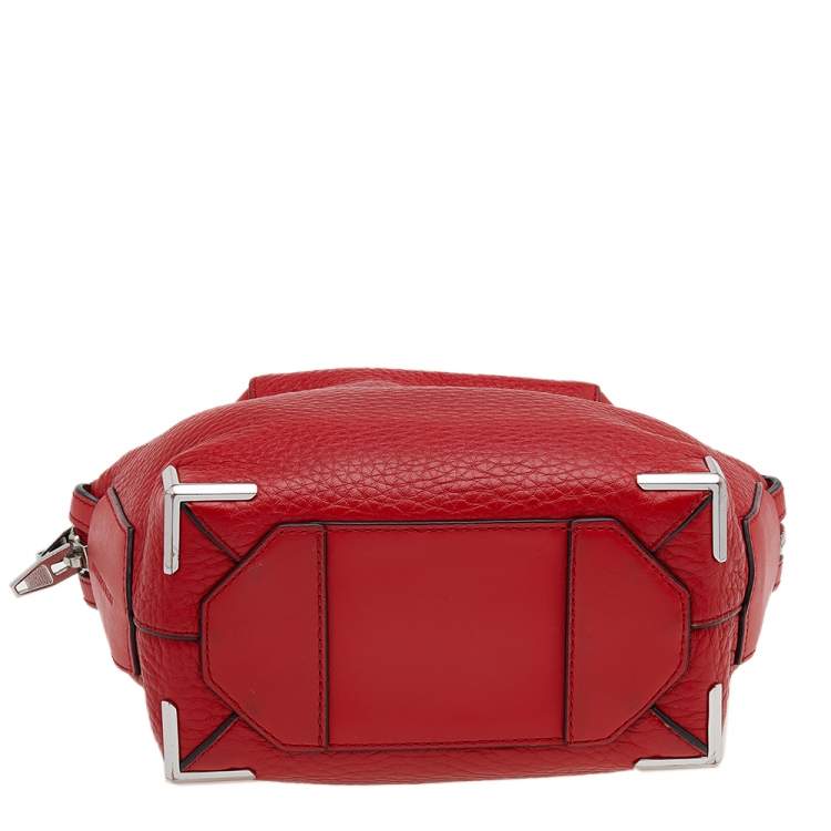 Pre Owned Alexander Wang Red Leather Satchel