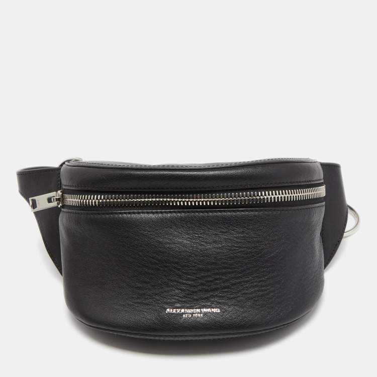 Pre Owned Alexander Wang Black Leather Attica Belt Bag