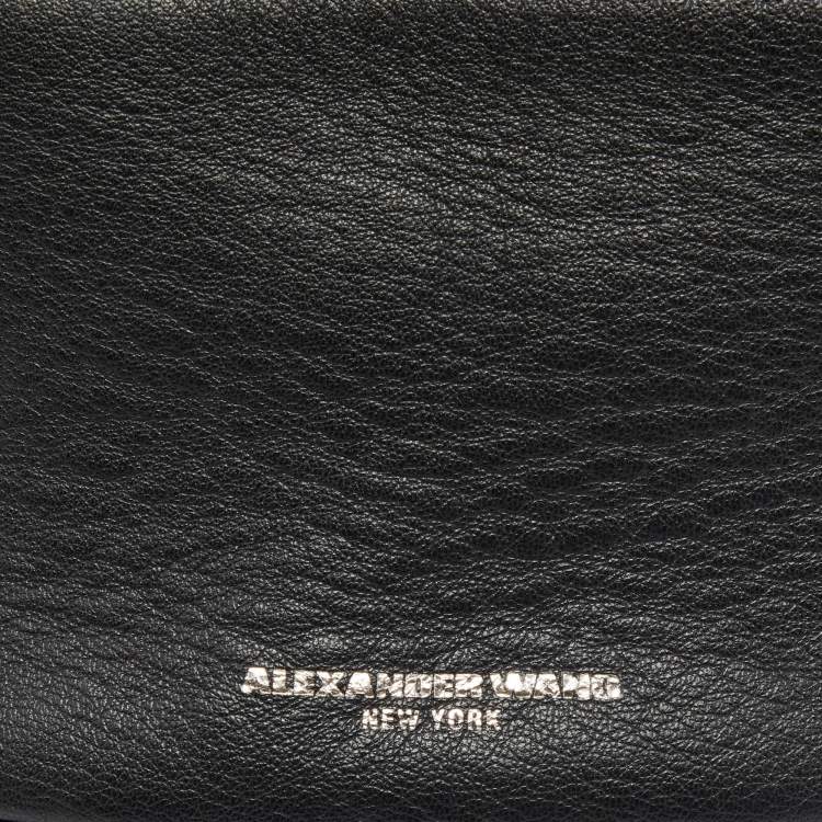 Pre Owned Alexander Wang Black Leather Attica Belt Bag
