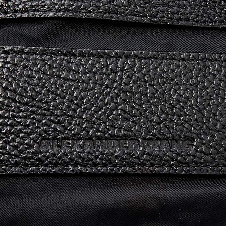 Pre Owned Alexander Wang Black Leather Emile Satchel