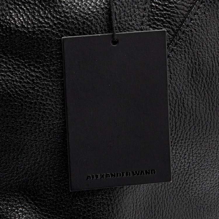Pre Owned Alexander Wang Black Leather Emile Satchel