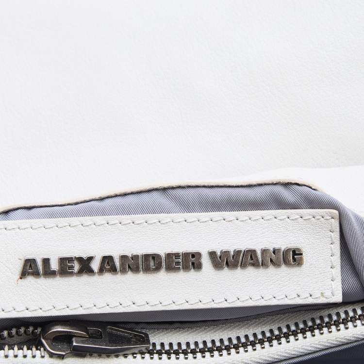 Pre Owned Alexander Wang White Leather Small Marion Shoulder Bag