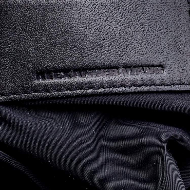 Pre Owned Alexander Wang Black Leather and Suede Leather Donna Hobo