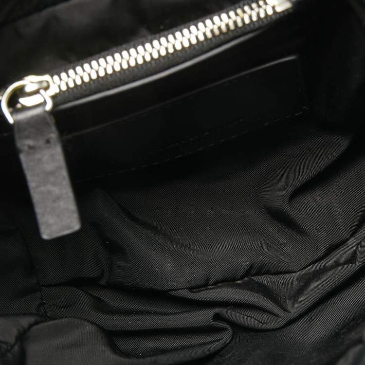 Pre Owned Alexander Wang Black Leather Micro Marti Shoulder Bag