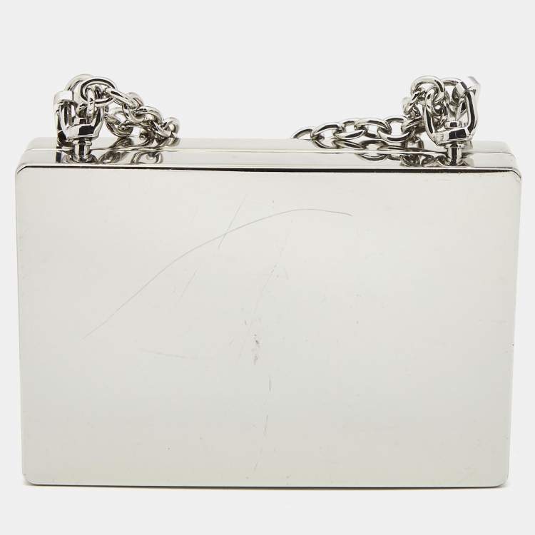 Pre Owned Alexander Wang Crystals Embellished Credit Card Minaudiere Bag 