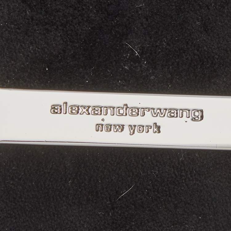 Pre Owned Alexander Wang Crystals Embellished Credit Card Minaudiere Bag 
