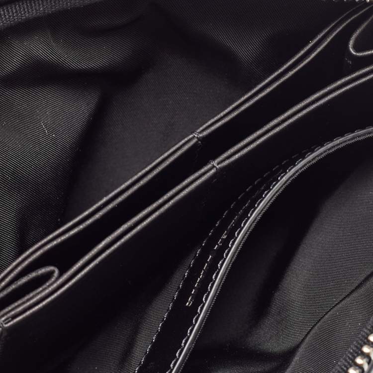 Pre Owned Alexander Wang Black Leather Fumo Wristlet Clutch