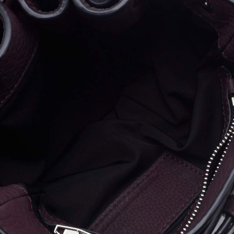 Pre Owned Alexander Wang Purple Leather Diego Bucket Bag