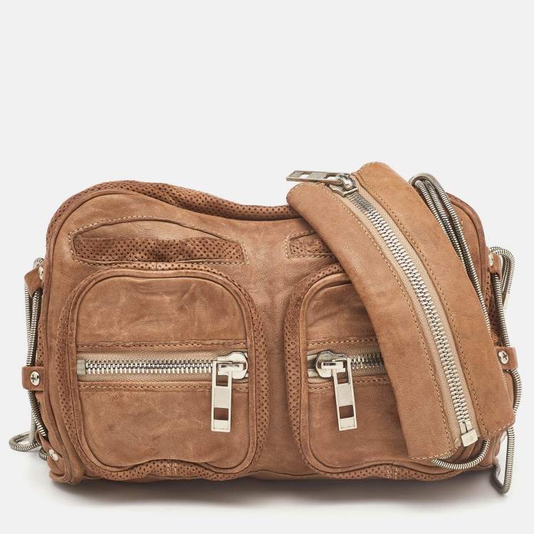 Pre Owned Alexander Wang Brown Leather Brenda Shoulder Bag