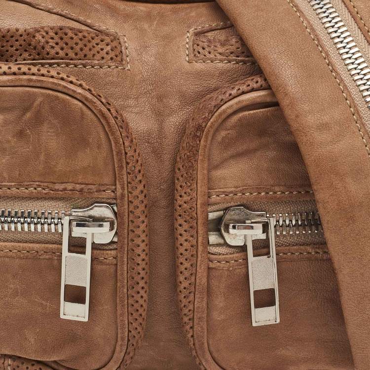 Pre Owned Alexander Wang Brown Leather Brenda Shoulder Bag