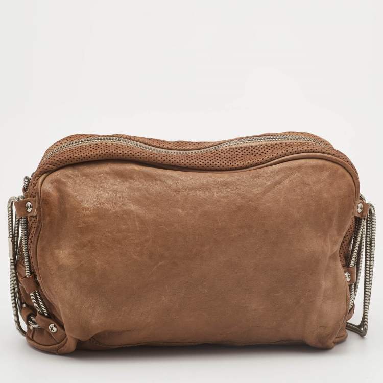 Pre Owned Alexander Wang Brown Leather Brenda Shoulder Bag