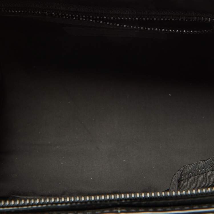 Pre Owned Alexander Wang Green Watersnake and Leather Top Zip Bag