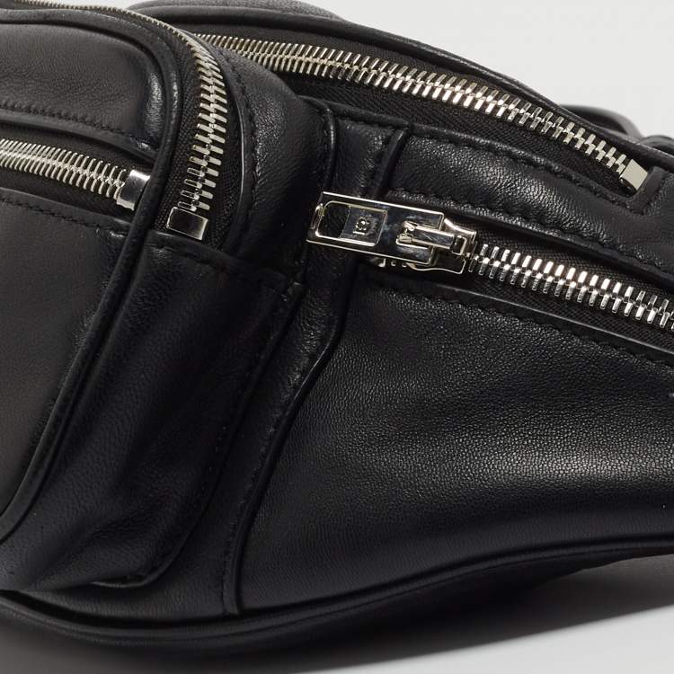 Pre Owned Alexander Wang Black Leather Attica Belt Bag