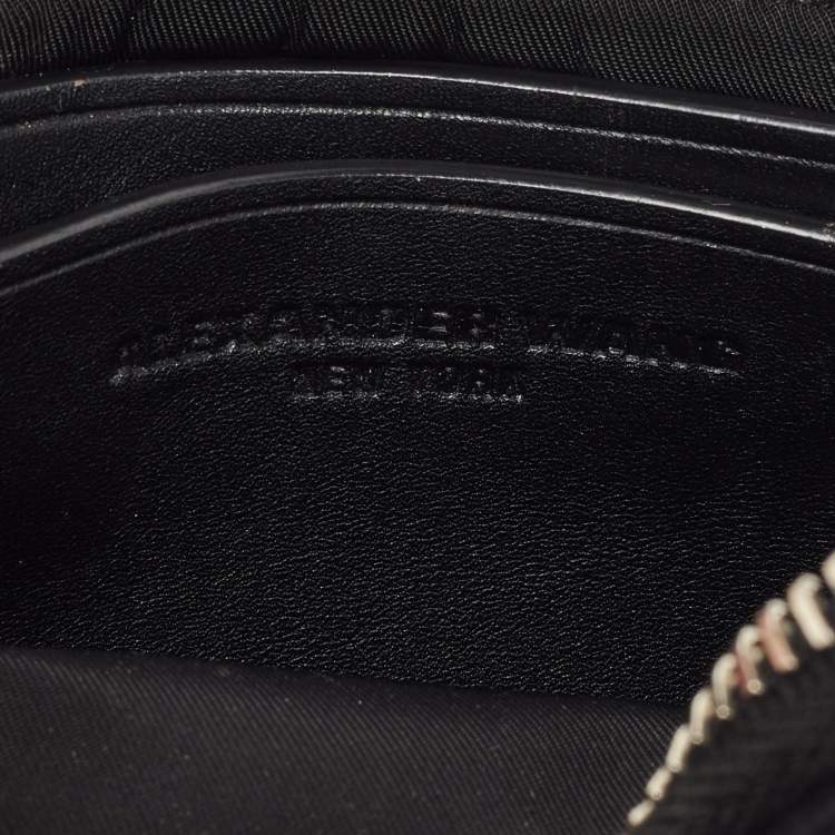 Pre Owned Alexander Wang Black Satin and Leather Mini Attica Belt Bag