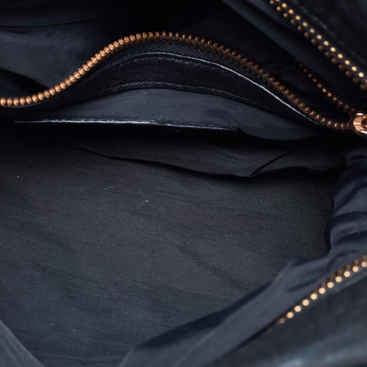 Pre Owned Alexander Wang Black Pebbled Leather Rocco Duffle Bag