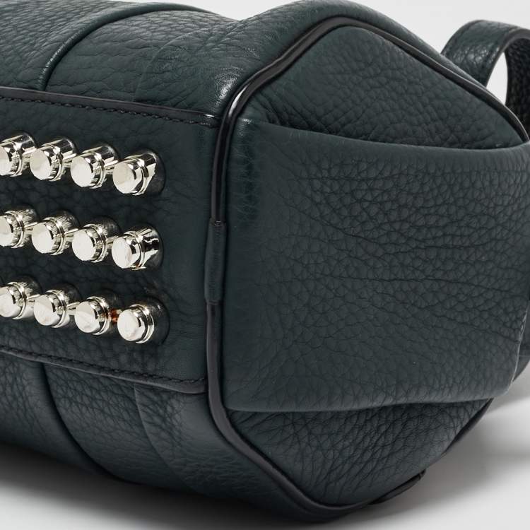 Pre Owned Alexander Wang Green Leather Rocco Satchel