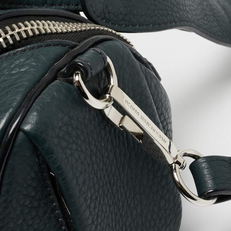 Pre Owned Alexander Wang Green Leather Rocco Satchel