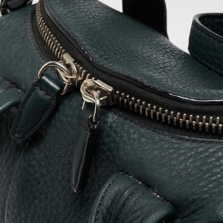 Pre Owned Alexander Wang Green Leather Rocco Satchel