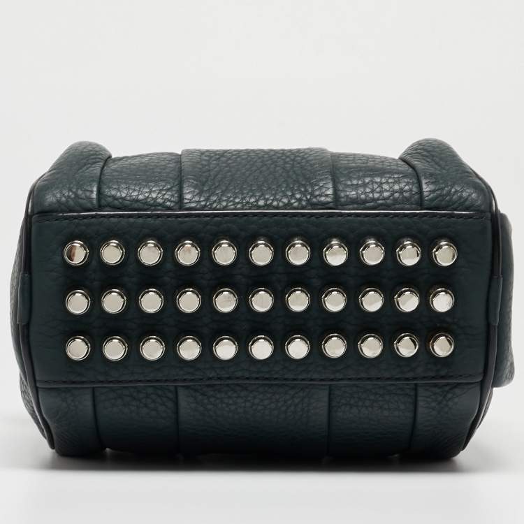 Pre Owned Alexander Wang Green Leather Rocco Satchel