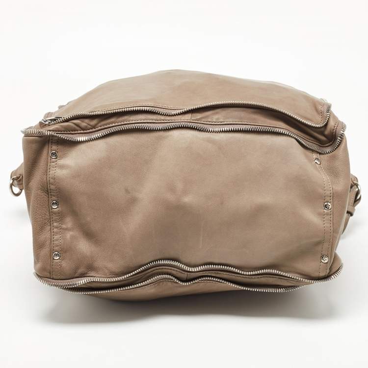 Pre Owned Alexander Wang Grey Leather Trudy Zip Tote