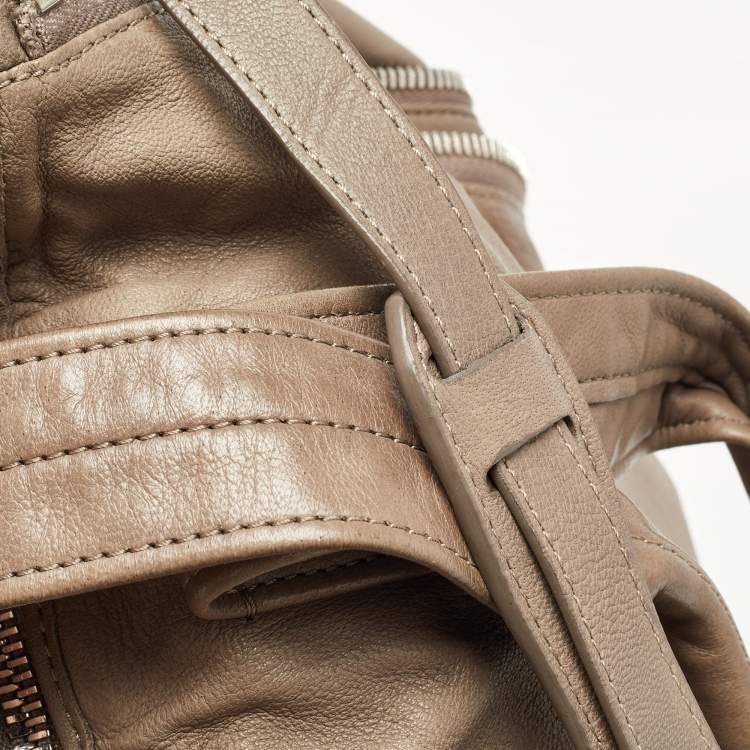 Pre Owned Alexander Wang Grey Leather Trudy Zip Tote