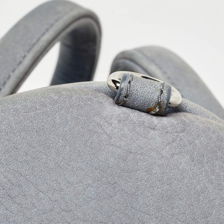 Pre Owned Alexander Wang Grey Suede Mini Rockie Satchel