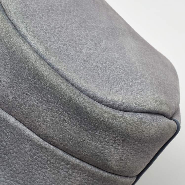 Pre Owned Alexander Wang Grey Suede Mini Rockie Satchel