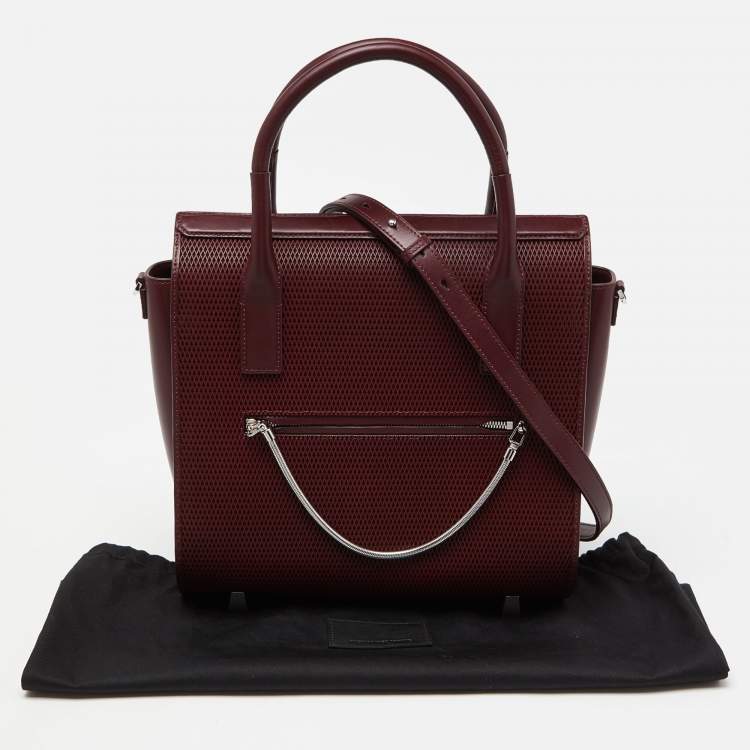 Pre Owned Alexander Wang Burgundy Leather Large Chastity Tote