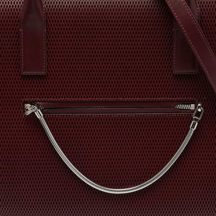 Pre Owned Alexander Wang Burgundy Leather Large Chastity Tote